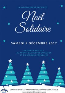 Noël Solidaire @ La Maison Bleue | Rennes | Bretagne | France