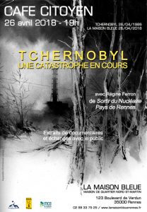 Café citoyen : Tchernobyl, une catastrophe en cours @ La Maison Bleue | Rennes | Bretagne | France