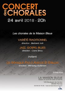 Concert des Chorales @ La Maison Bleue | Rennes | Bretagne | France
